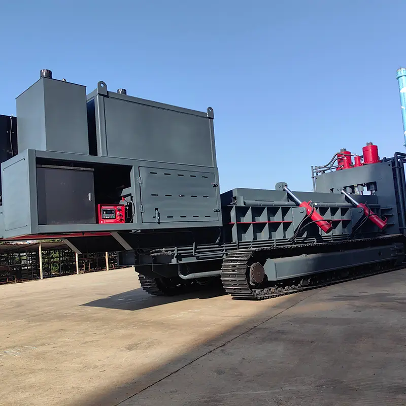 Mobile Hydraulic Shears For Scrap Steel, Gantry Type