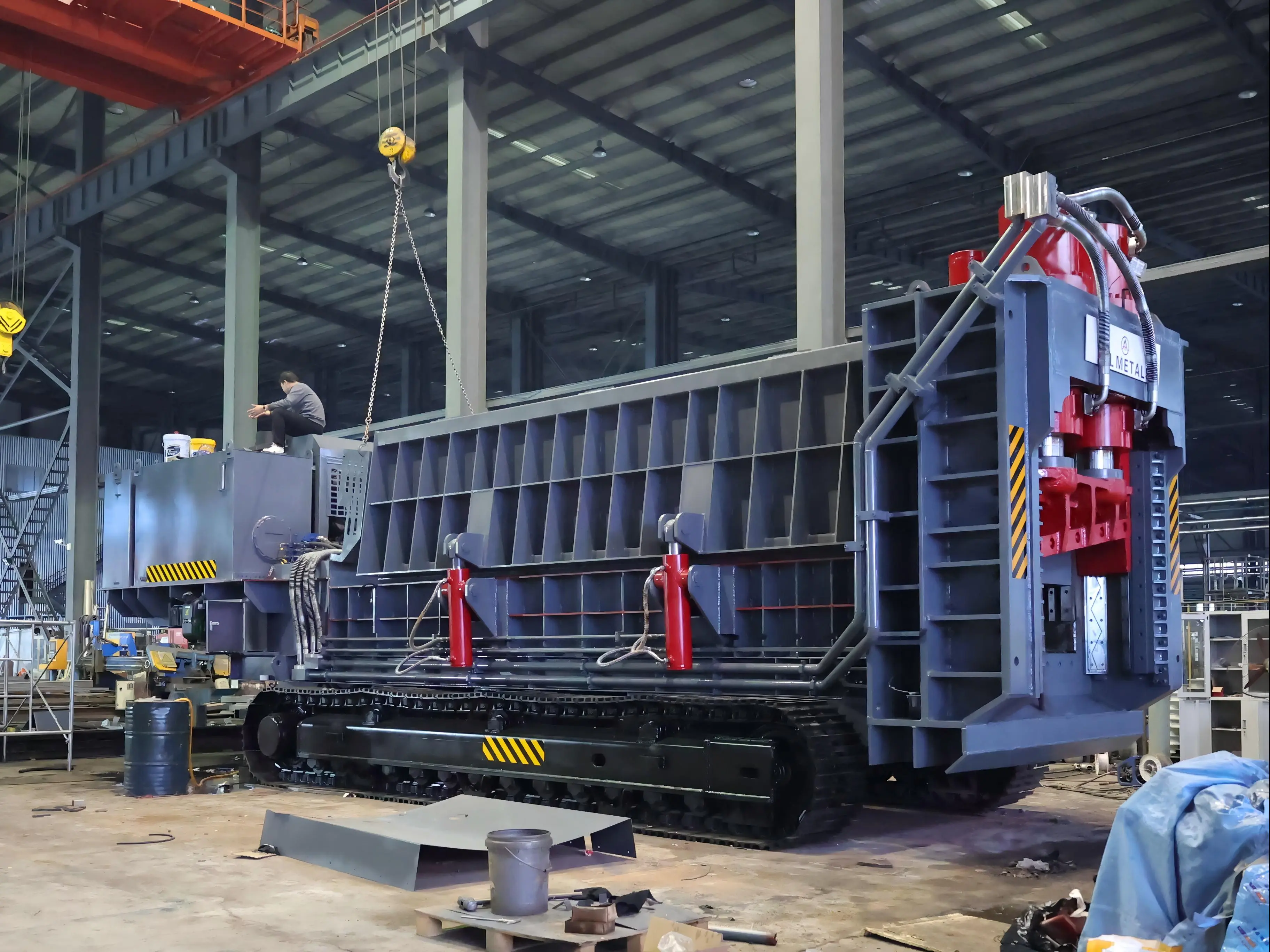 Pre-shipment Preparation For MT-800 Mobile Hydraulic Shears